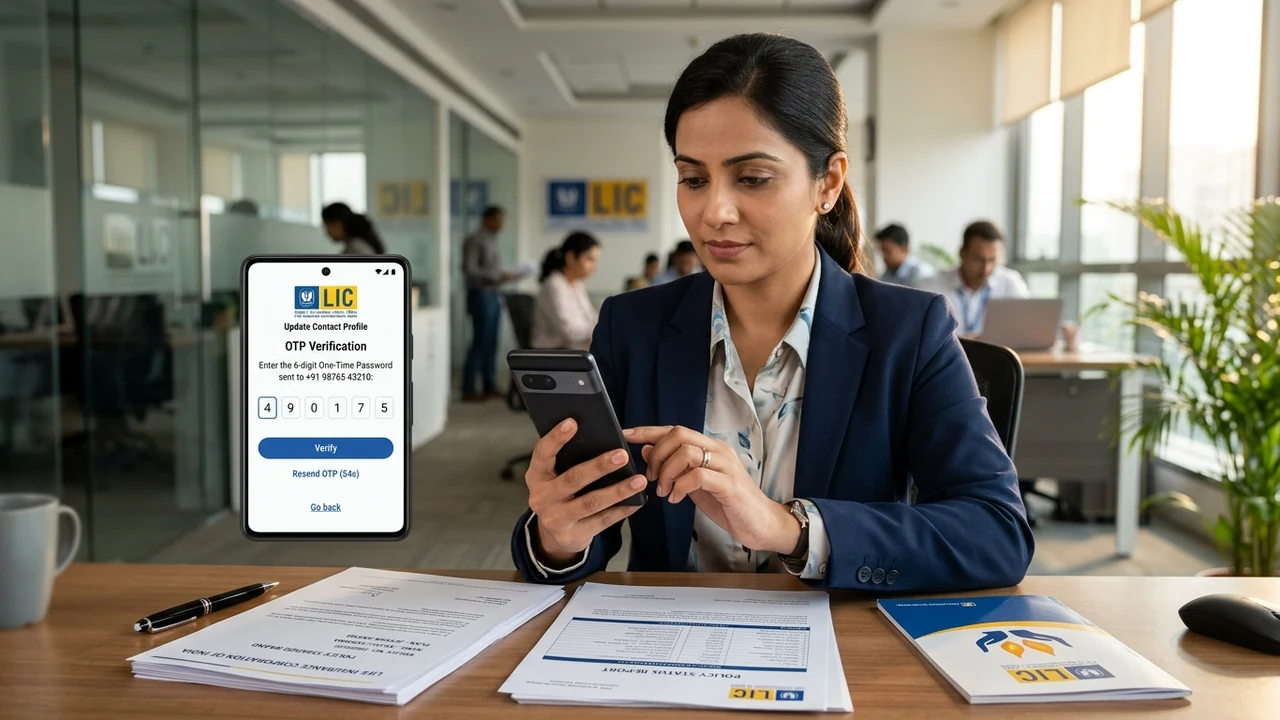 How to Change Mobile Number, Email & Address in LIC Online
