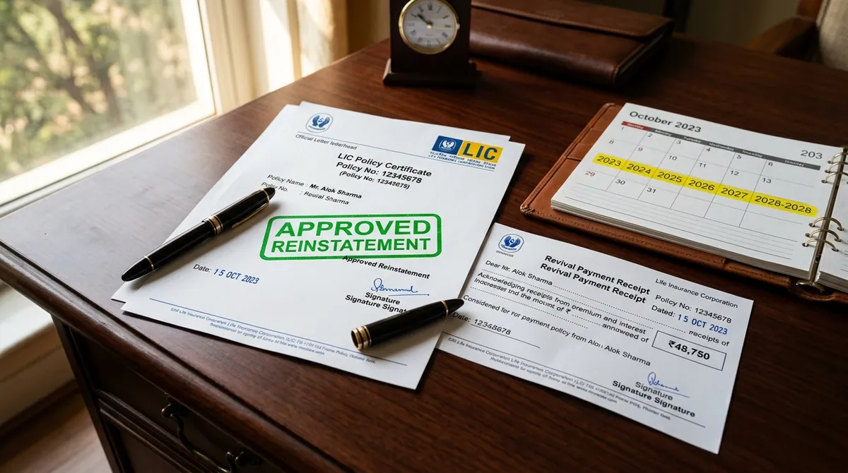 How to Revive Lapsed LIC Policy Online (2026 Late Fee Rules)