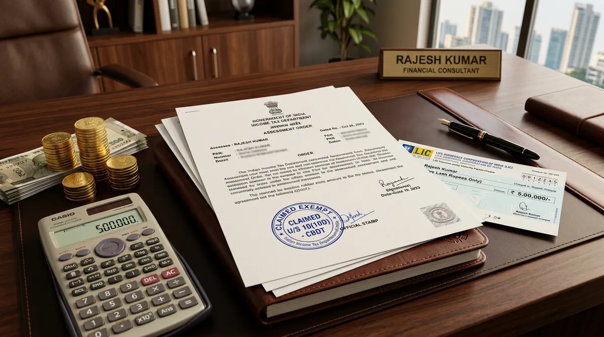Is LIC Maturity Taxable? Section 10(10D) & ₹5 Lakh Limit